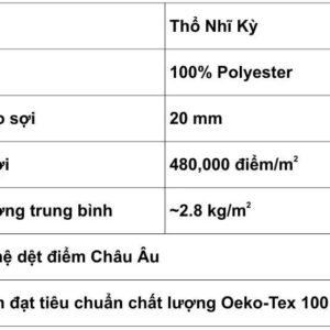 thảm thổ nhĩ kỳ