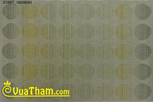 thảm sợi ngắn họa tiết bỉ