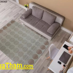 thảm lông ngắn họa tiết bỉ